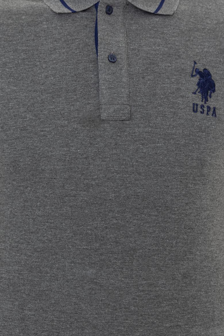 Erkek Antrasit Melanj Basic Tişört - 50247371091