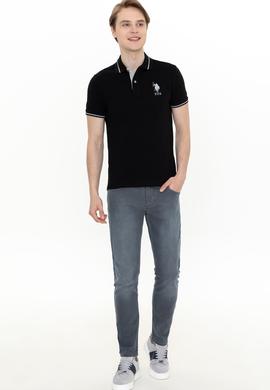 Erkek Siyah Basic Tişört - 50247371003