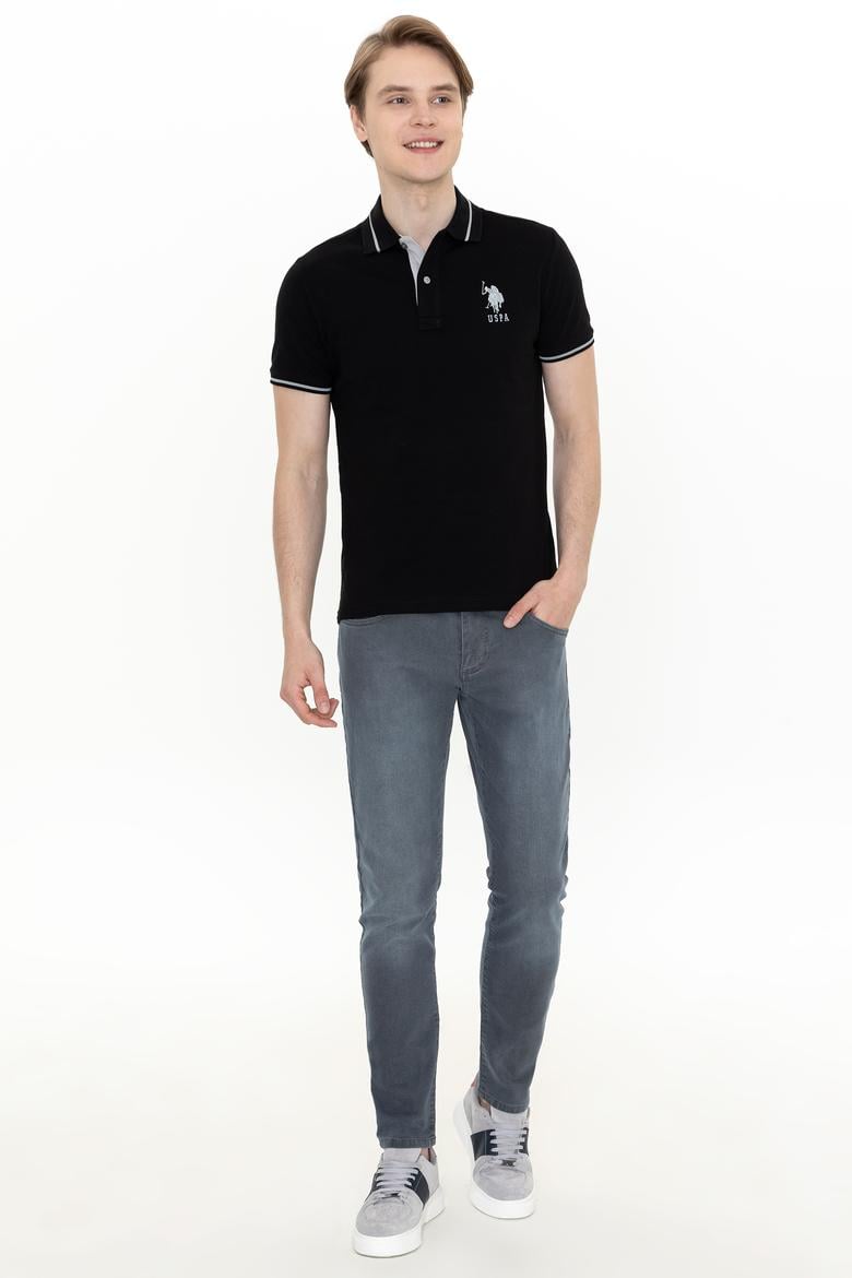 Erkek Siyah Basic Tişört - 50247371003