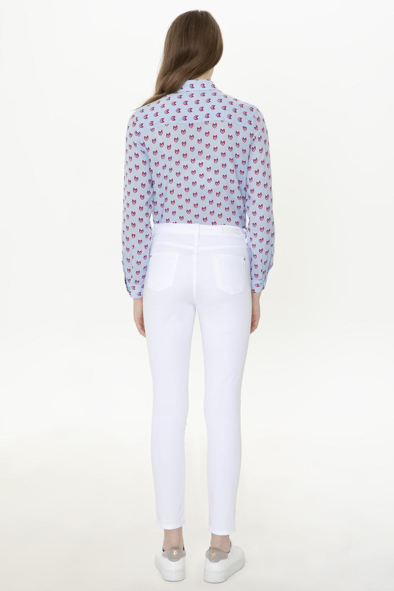 Kadın Beyaz Pantolon - 50249844010