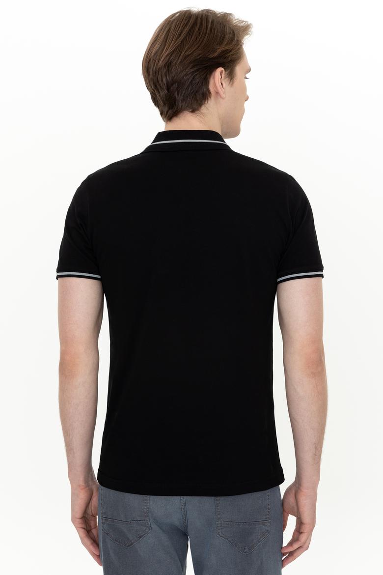 Erkek Siyah Basic Tişört - 50247371003