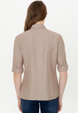 Kadın Coconut Uzun Kollu Basic Gömlek - 50253658109