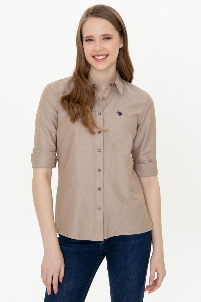 Kadın Coconut Uzun Kollu Basic Gömlek