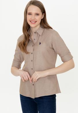 Kadın Coconut Uzun Kollu Basic Gömlek - 50253658109