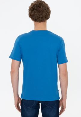 Erkek Petrol Basic Tişört - 50248569102