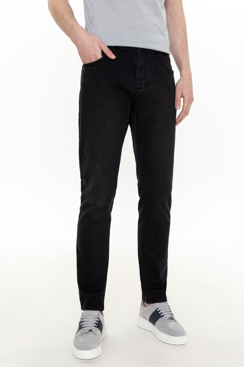 Erkek Koyu Gri Jean Pantolon - 50254207032