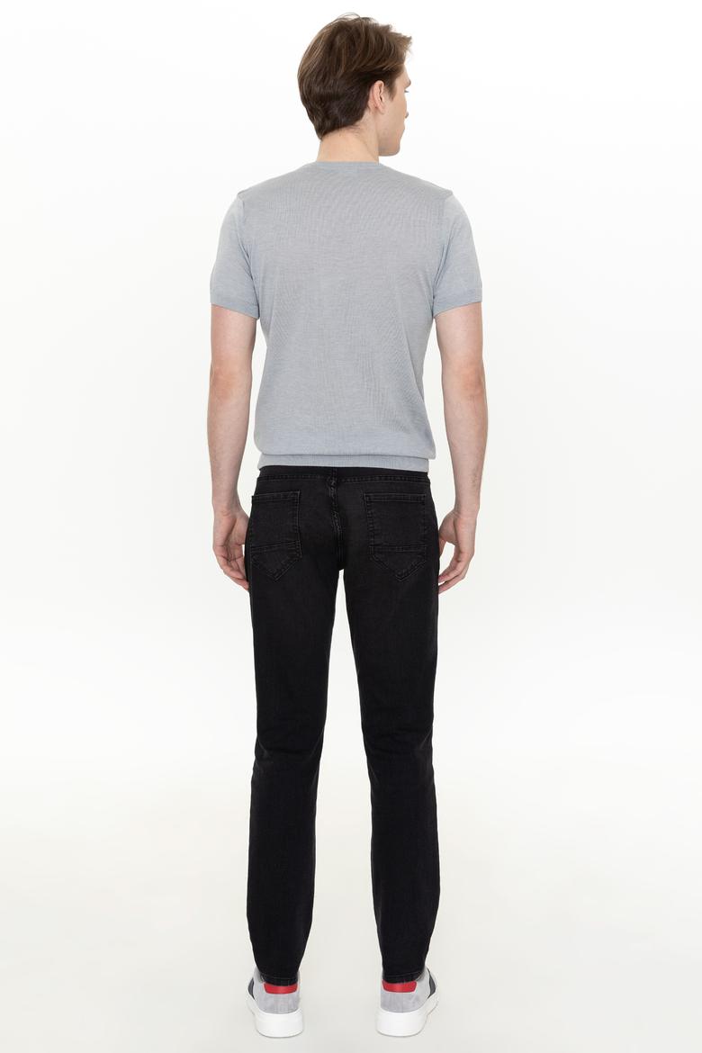 Erkek Koyu Gri Jean Pantolon - 50254207032