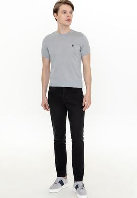 Erkek Koyu Gri Jean Pantolon - 50254207032