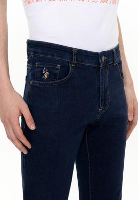 Erkek Lacivert Denim Pantolon - 50254270009