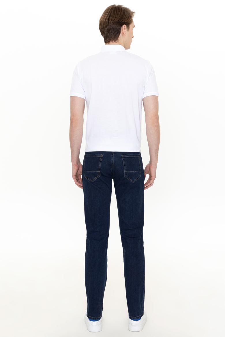 Erkek Lacivert Denim Pantolon - 50254270009
