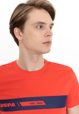 Erkek Kırmızı Bisiklet Yaka Tişört - 50247327177