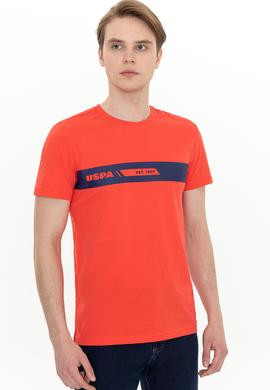 Erkek Kırmızı Bisiklet Yaka Tişört - 50247327177