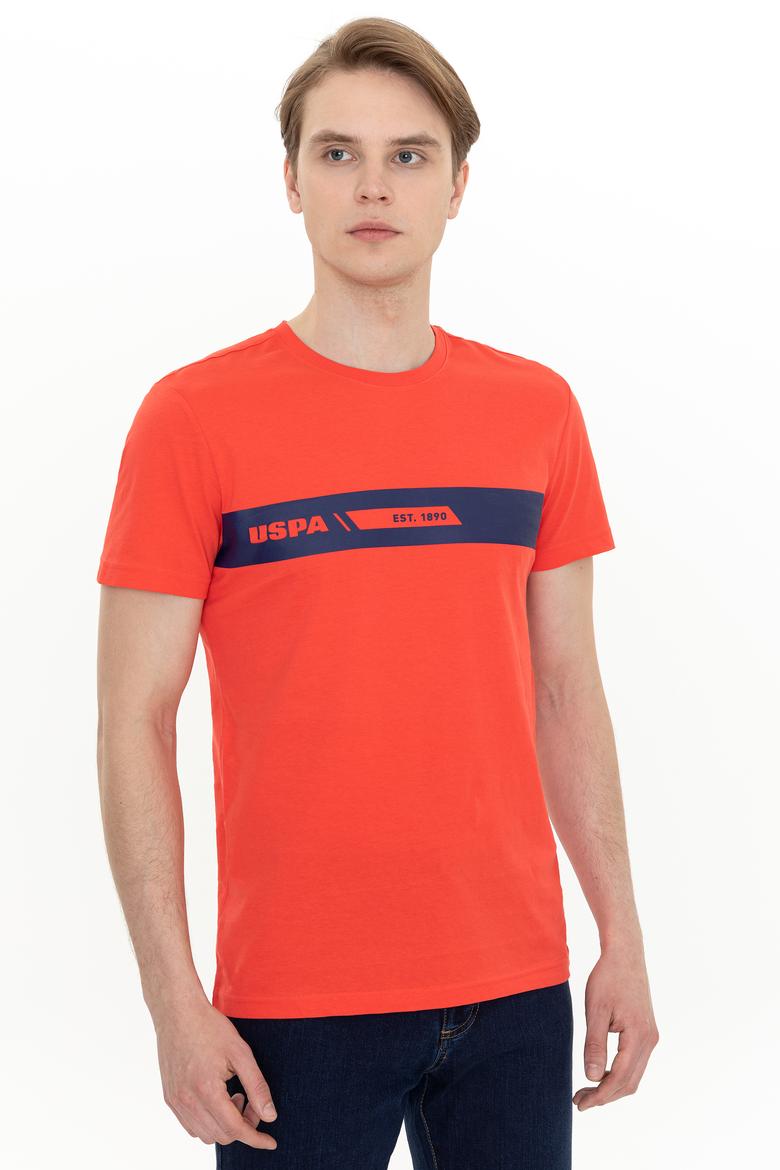 Erkek Kırmızı Bisiklet Yaka Tişört - 50247327177