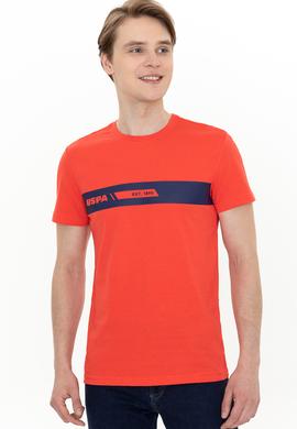 Erkek Kırmızı Bisiklet Yaka Tişört - 50247327177