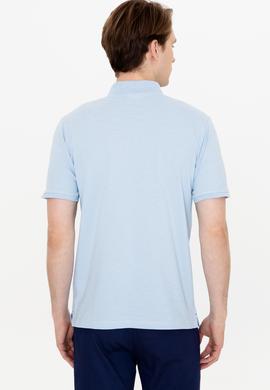 Erkek Açık Mavi Polo Yaka Tişört - 50249157007