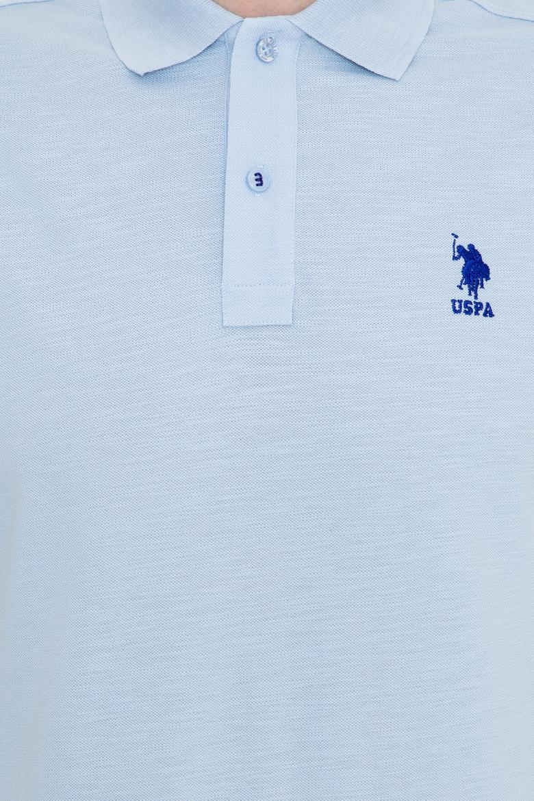 Erkek Açık Mavi Polo Yaka Tişört - 50249157007