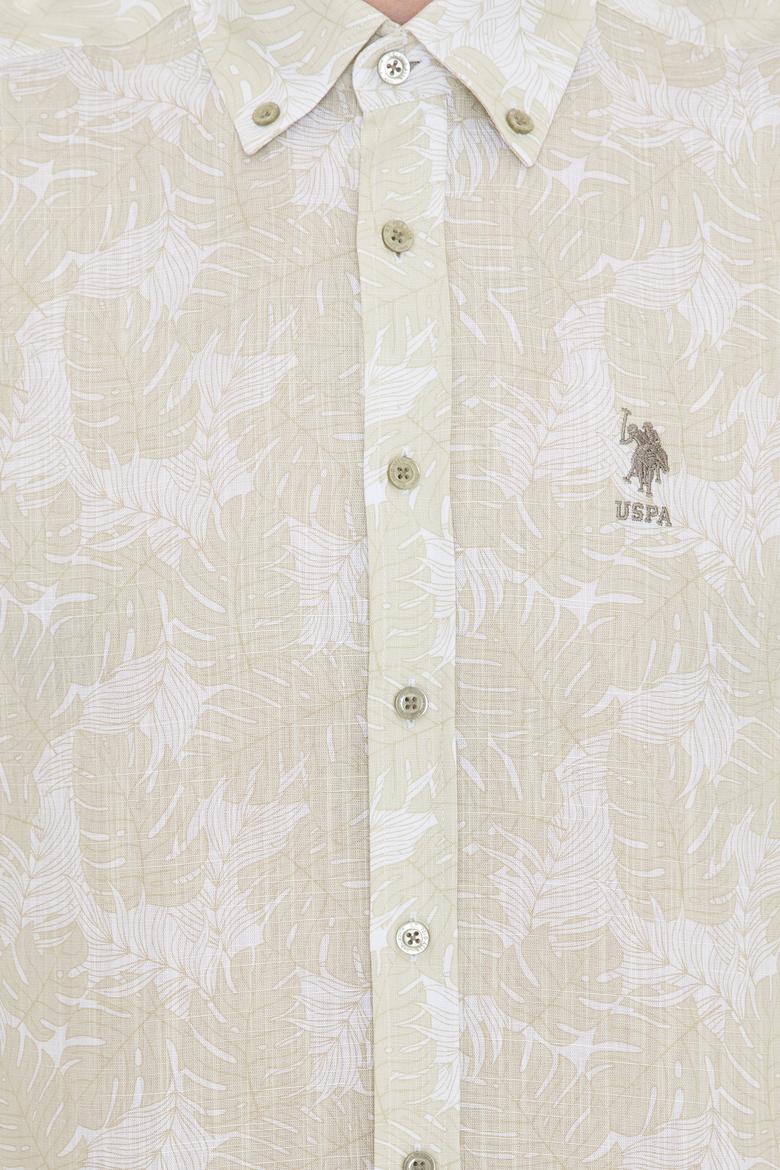 Erkek Haki Uzun Kollu Gömlek - 50249578006