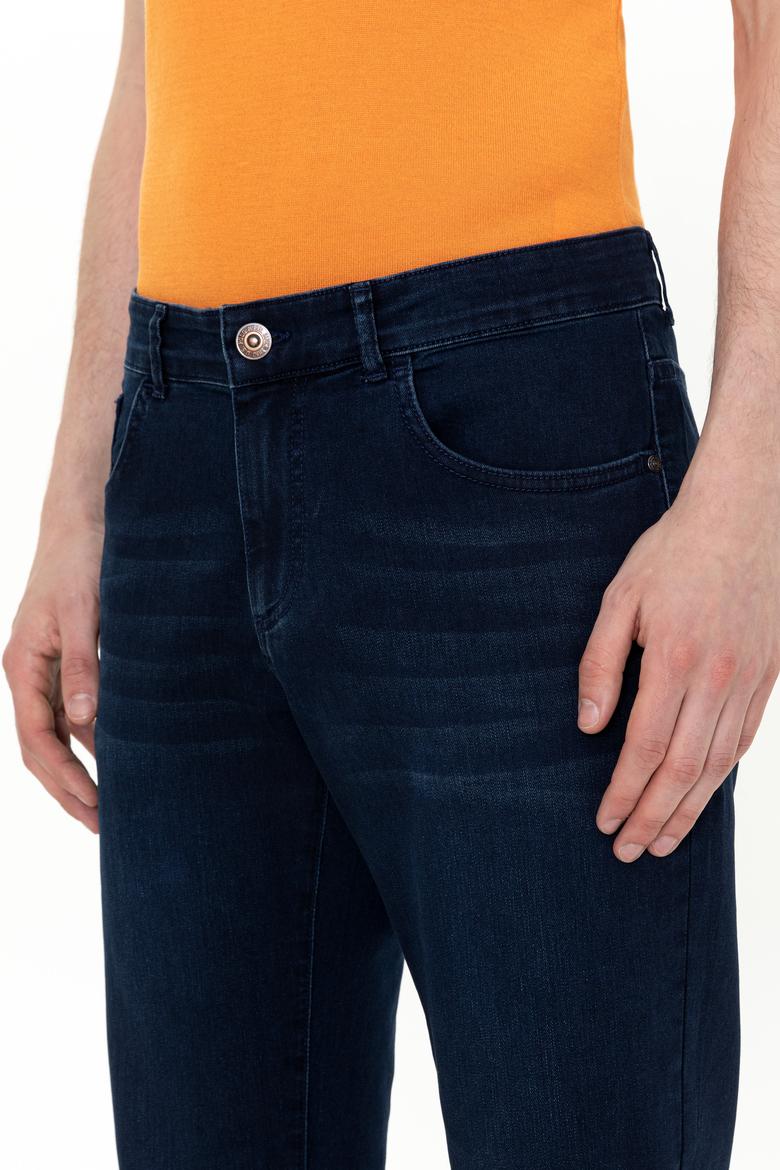Erkek Koyu Mavi Jean Pantolon - 50254329045