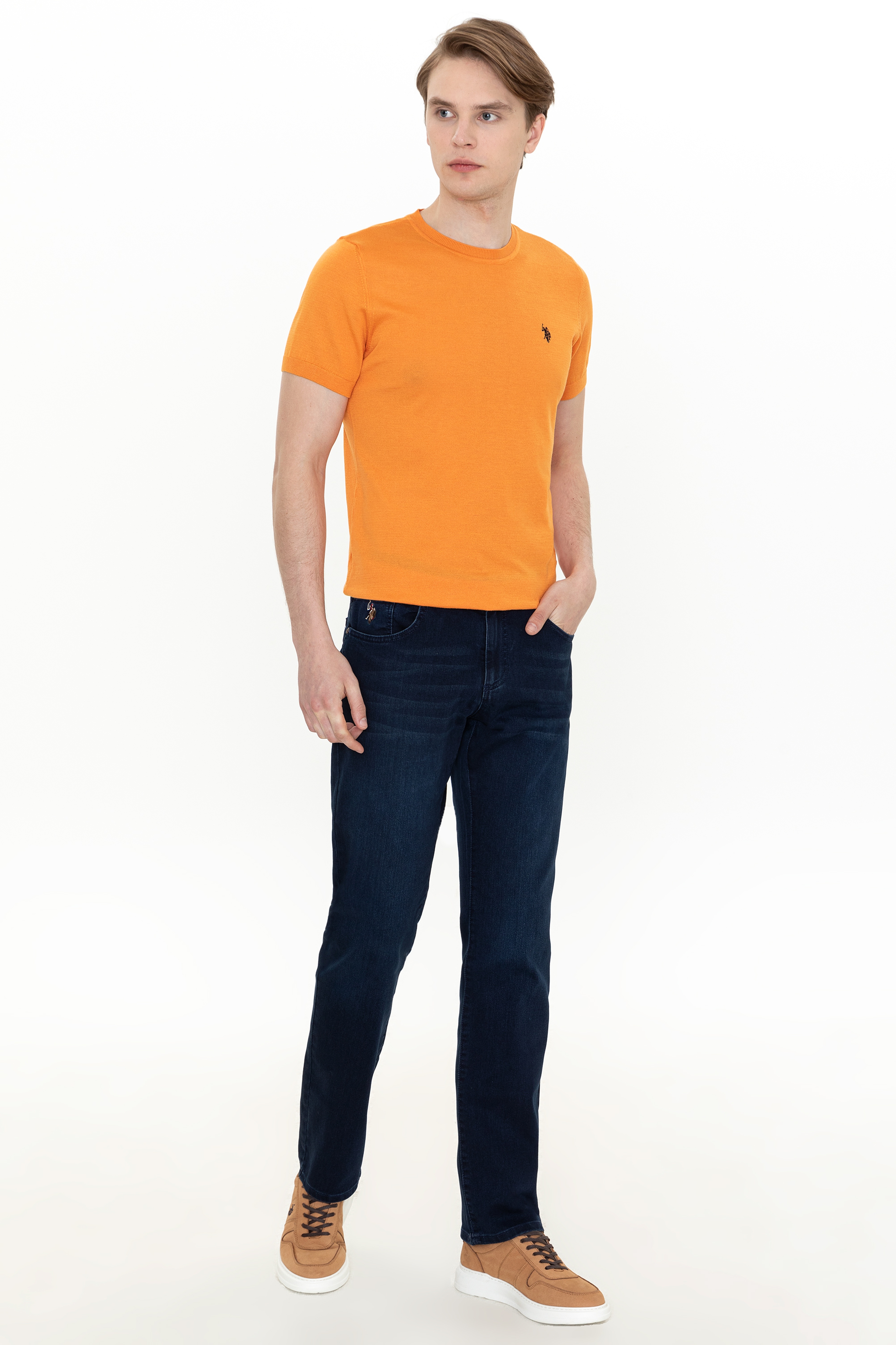 Erkek Koyu Mavi Jean Pantolon - Image 2
