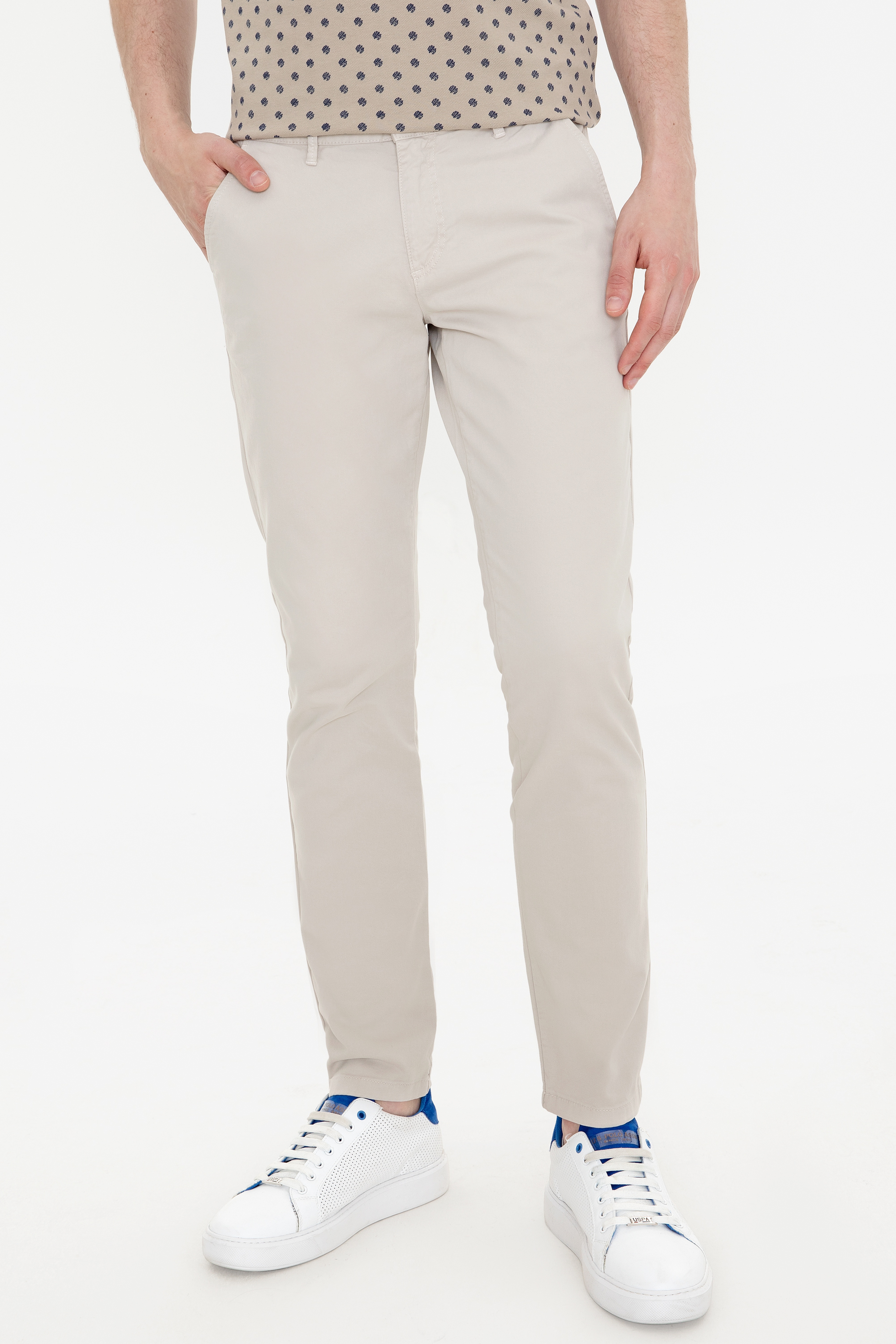 Erkek Taş Rengi Chinos - Image 2