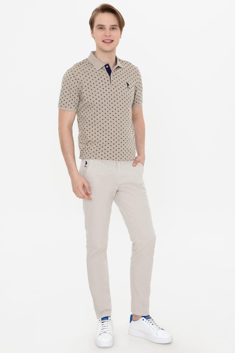 Erkek Taş Rengi Chinos