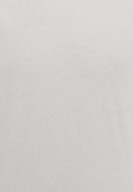 Erkek Gri Bisiklet Yaka T-Shirt - 50251779120