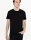 Erkek Siyah Basic Bisiklet Yaka Tişört