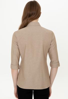 Kadın Coconut Uzun Kollu Basic Gömlek - 50249850115