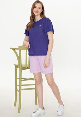 Kadın Manolya Dokuma Şort - 50246039032