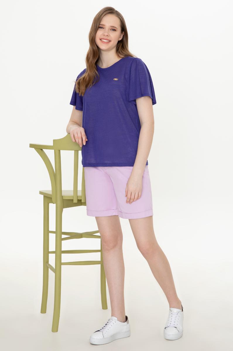 Kadın Manolya Dokuma Şort