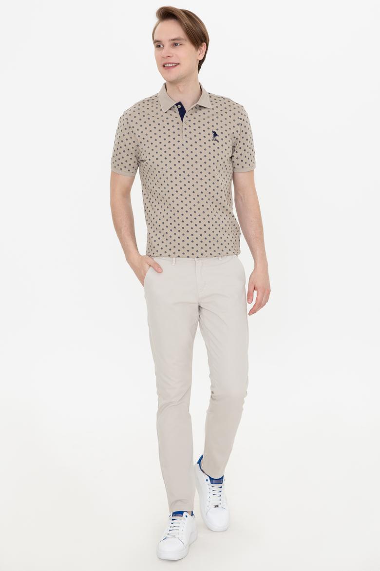 Erkek Haki Polo Yaka Tişört - 50249168016