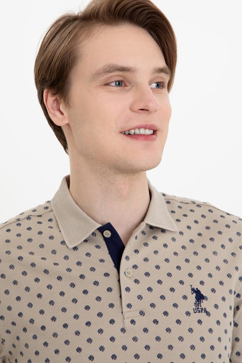 Erkek Haki Polo Yaka Tişört - 50249168016