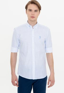 Erkek Mavi Uzun Kollu Gömlek - 50247963011