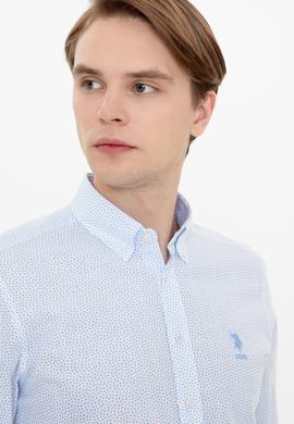 Erkek Mavi Uzun Kollu Gömlek - 50247963011