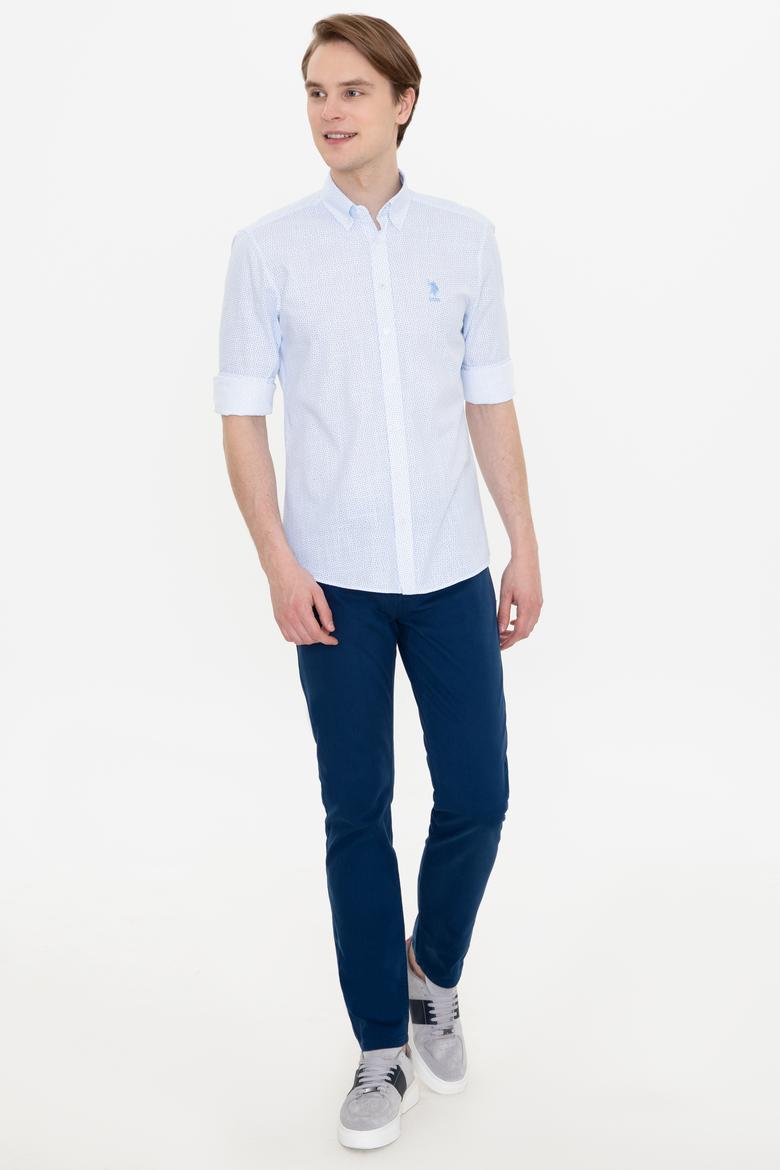 Erkek Mavi Uzun Kollu Gömlek - 50247963011