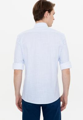 Erkek Mavi Uzun Kollu Gömlek - 50247963011