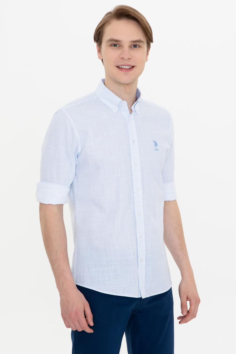 Erkek Mavi Uzun Kollu Gömlek - 50247963011