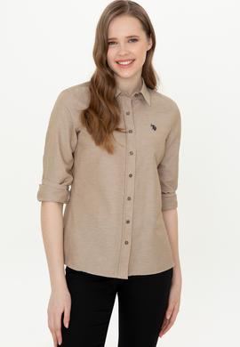 Kadın Coconut Uzun Kollu Basic Gömlek - 50249850115