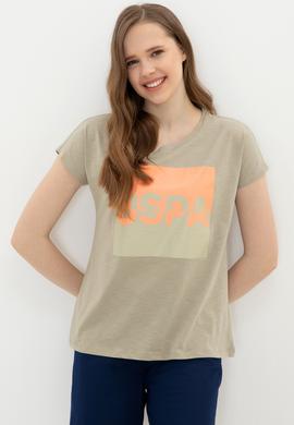 Kadın Haki Tişört - 50248091014