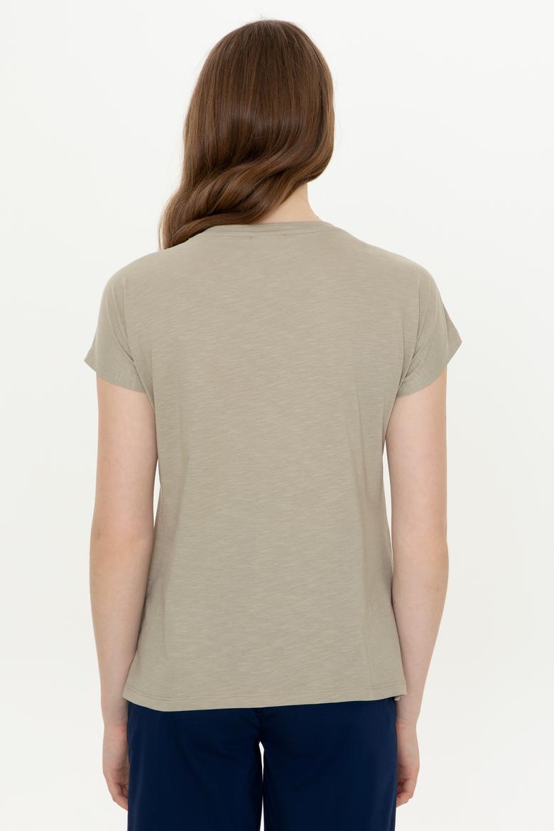 Kadın Haki Tişört - 50248091014