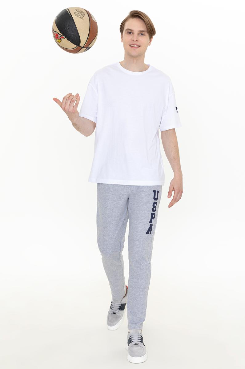 Erkek Gri Melanj Eşofman Altı