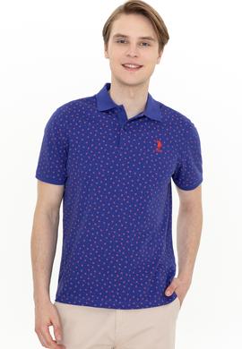 Erkek Mavi Polo Yaka Tişört - 50251792019