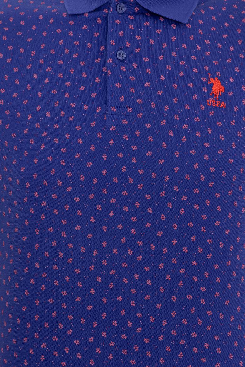 Erkek Mavi Polo Yaka Tişört - 50251792019