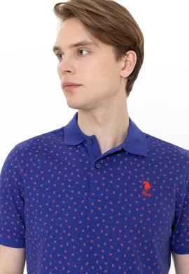 Erkek Mavi Polo Yaka Tişört - 50251792019