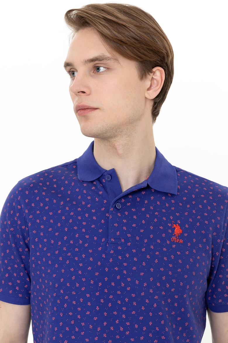 Erkek Mavi Polo Yaka Tişört - 50251792019