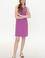 Kadın Menekşe Bisiklet Yaka Örme Elbise