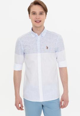 Erkek Mavi Uzun Kollu Gömlek - 50249546008