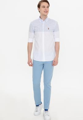 Erkek Mavi Uzun Kollu Gömlek - 50249546008