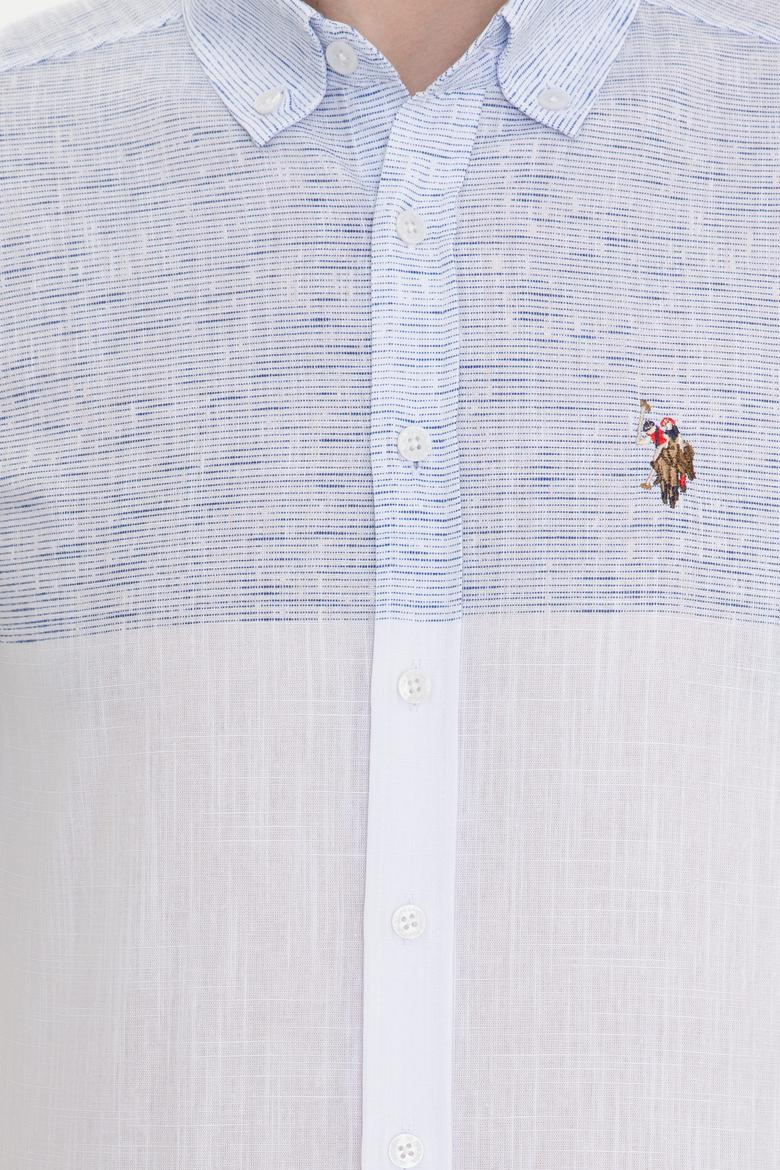 Erkek Mavi Uzun Kollu Gömlek - 50249546008