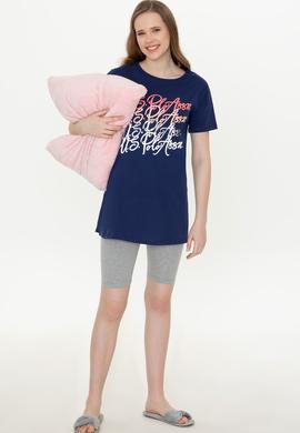 Kadın Lacivert Pijama Takımı - 50255861001